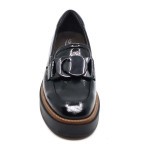 Softwaves mocassin zwart lakleer 8.89.03